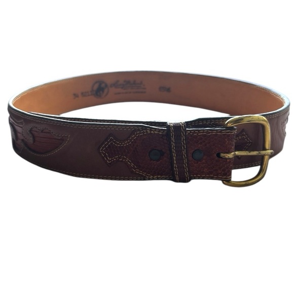 Larry Mahan Other - Larry Mahan Vintage Brown Belt